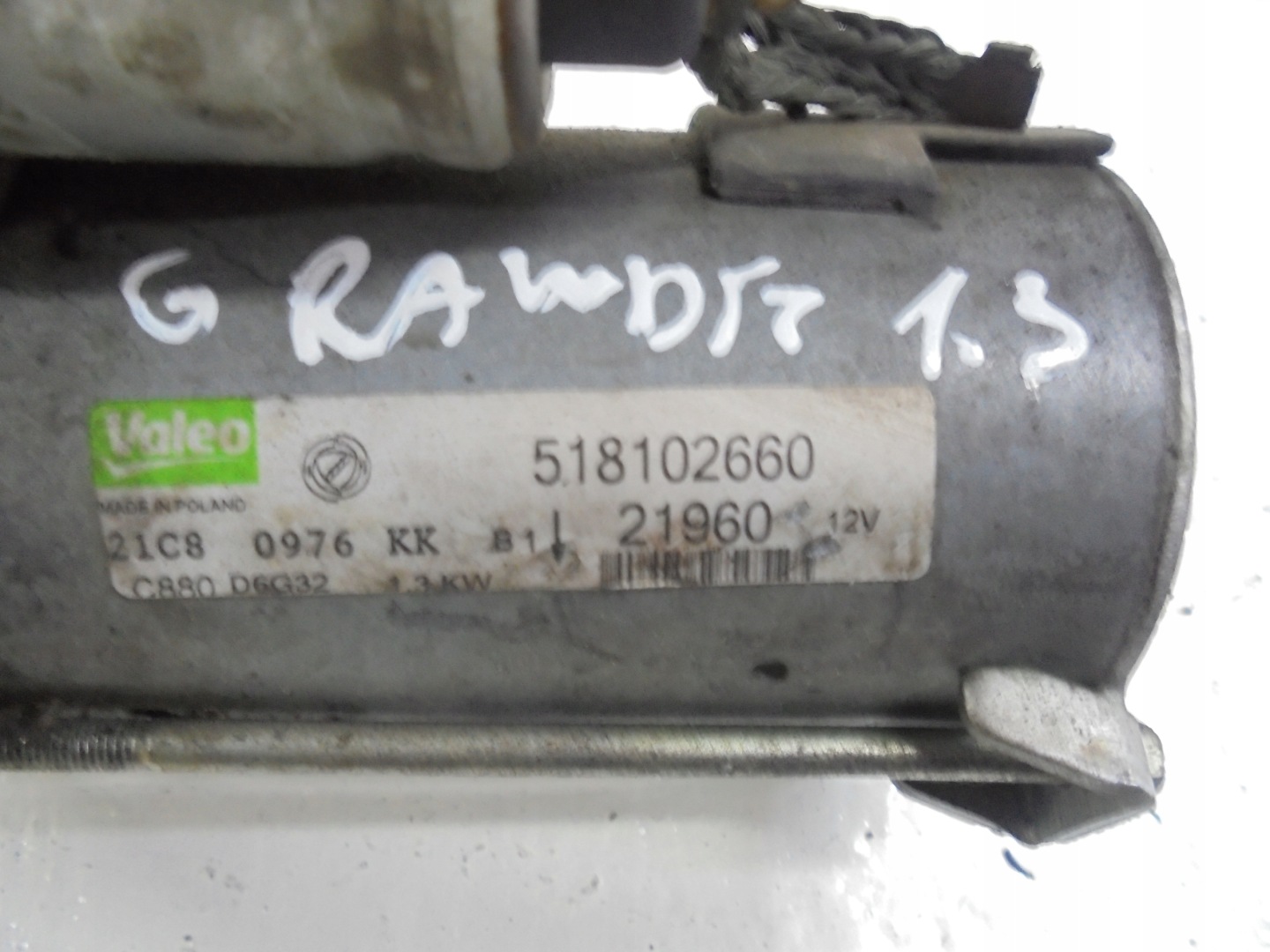 FIAT GRANDE PUNTO starter 1,3 M-JET