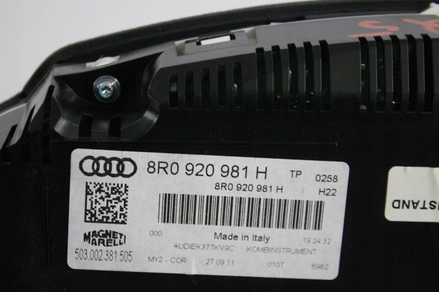 dials dials 8R0920981H AUDI Q5 8R 08-12 UK