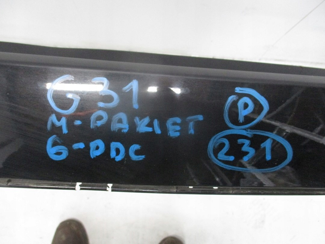 STOSSSTANGE BMW 5 G31 M-PAKET UNTER PDC NACKT HECK