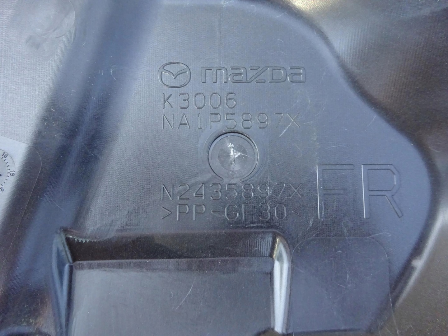 FIAT 124 SPIDER MAZDA MX-5 BLENDE ABDECKUNG TÜR RECHTS