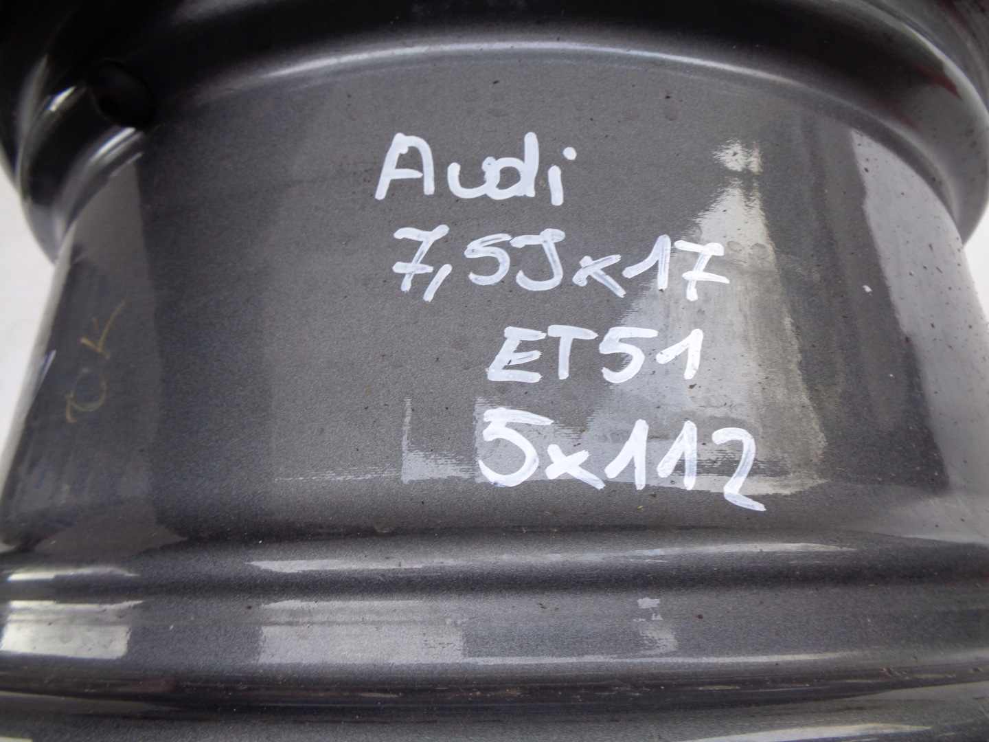 disk hliníkový AUDI 7,5JX17 ET51 5X112
