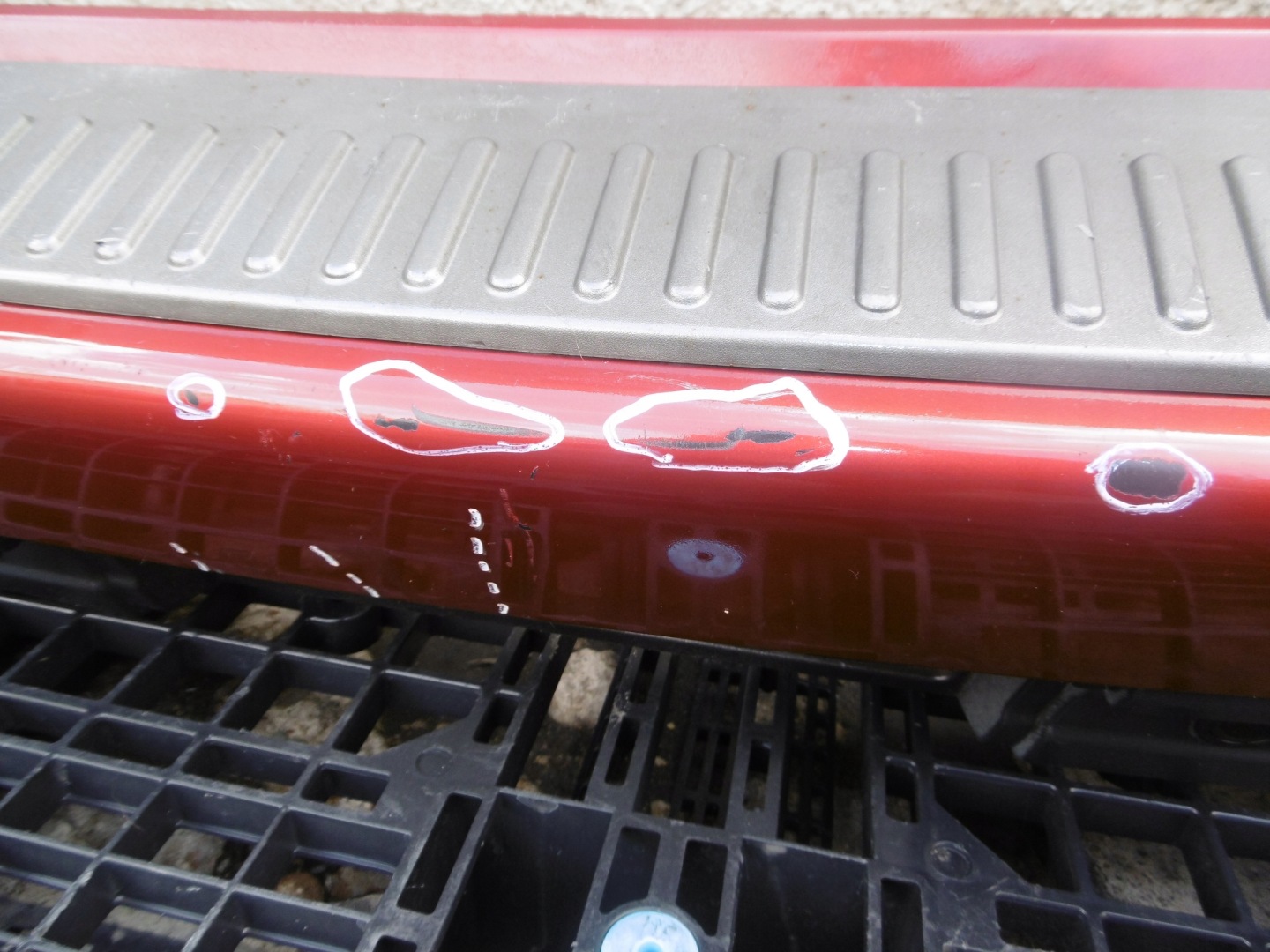 bumper RANGE ROVER SPORT L320 rear part rear PDC