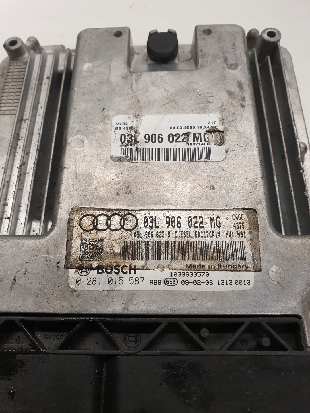 control unit of the engine AUDI A4 B8 A5 CAG-A 03L906022MG
