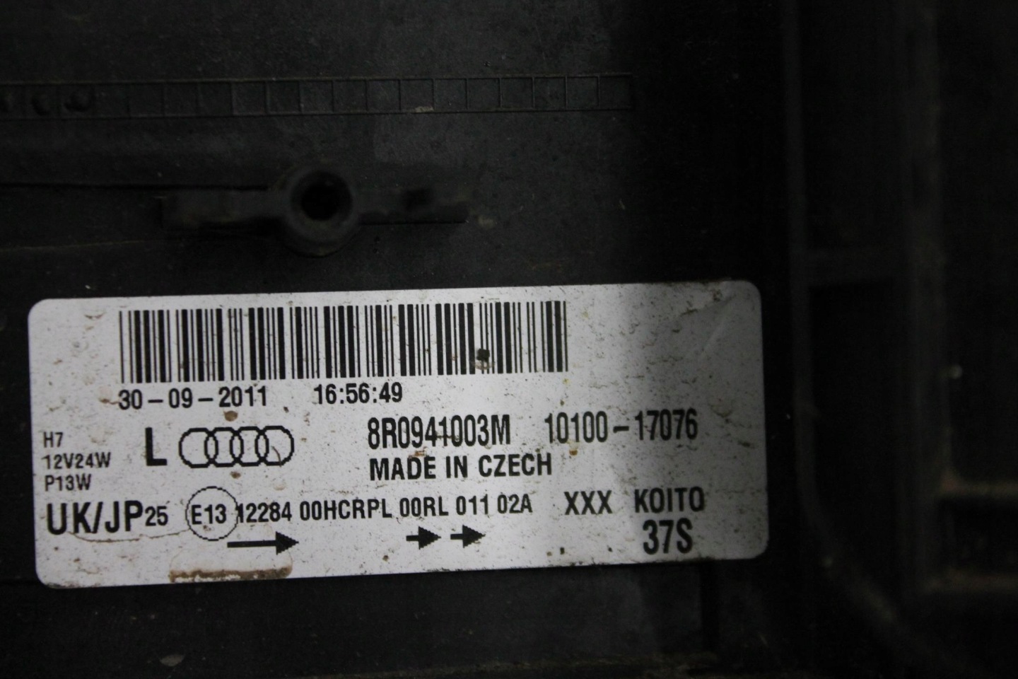 light left front 8R0941003M AUDI Q5 UK 08-12