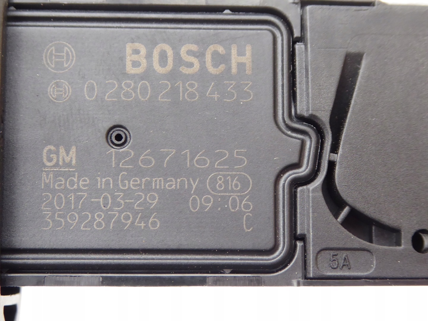 flow meter OPEL ASTRA K 1.6 TURBO B16SHT