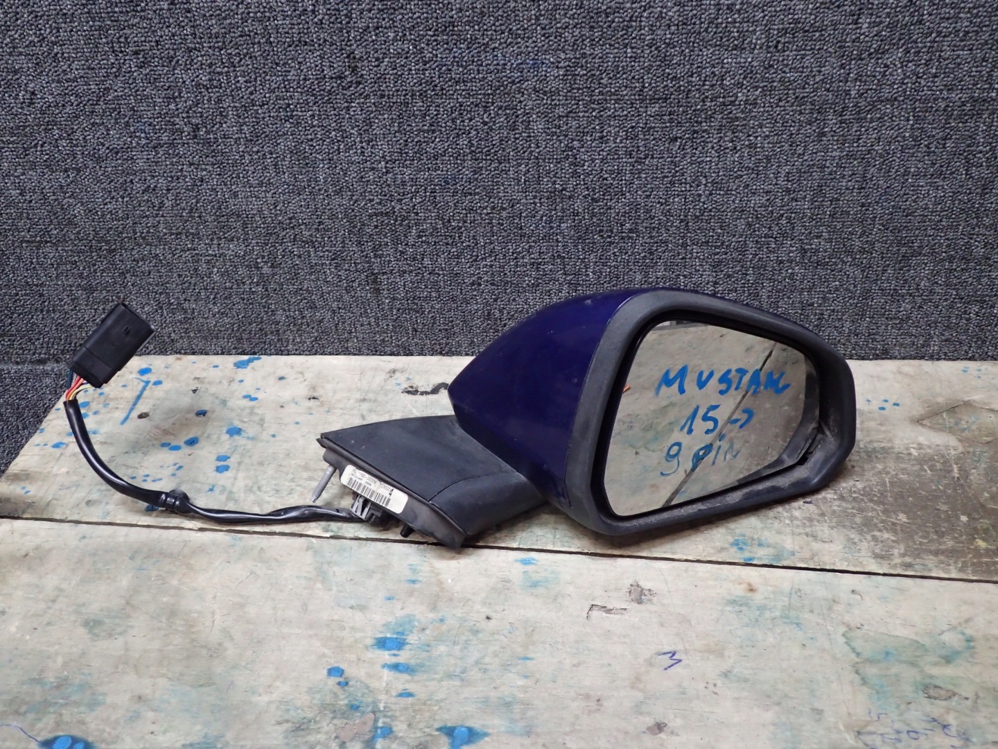 mirror right FORD MUSTANG 15- 9PIN