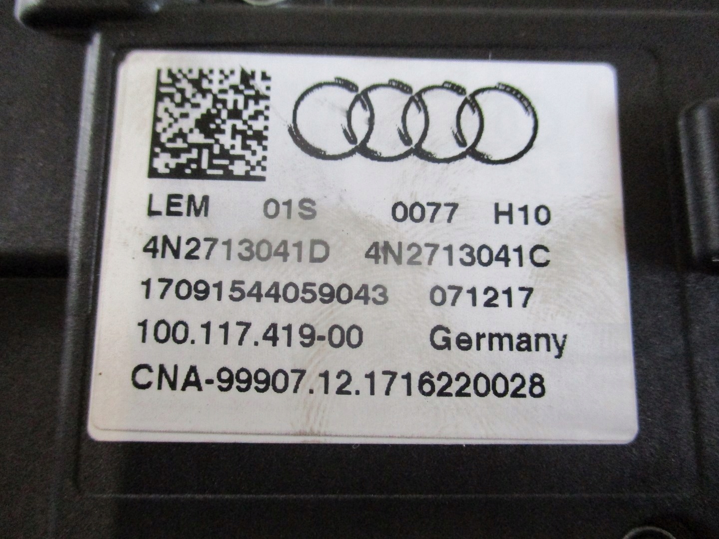 knob trim AUDI A8 4N0 4N2713041D ANGLIK