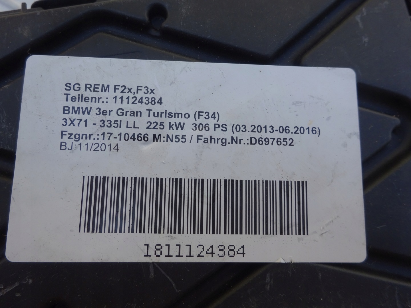 BMW CONTINENTAL CENTRALINA MODULO REM V3 61359362396