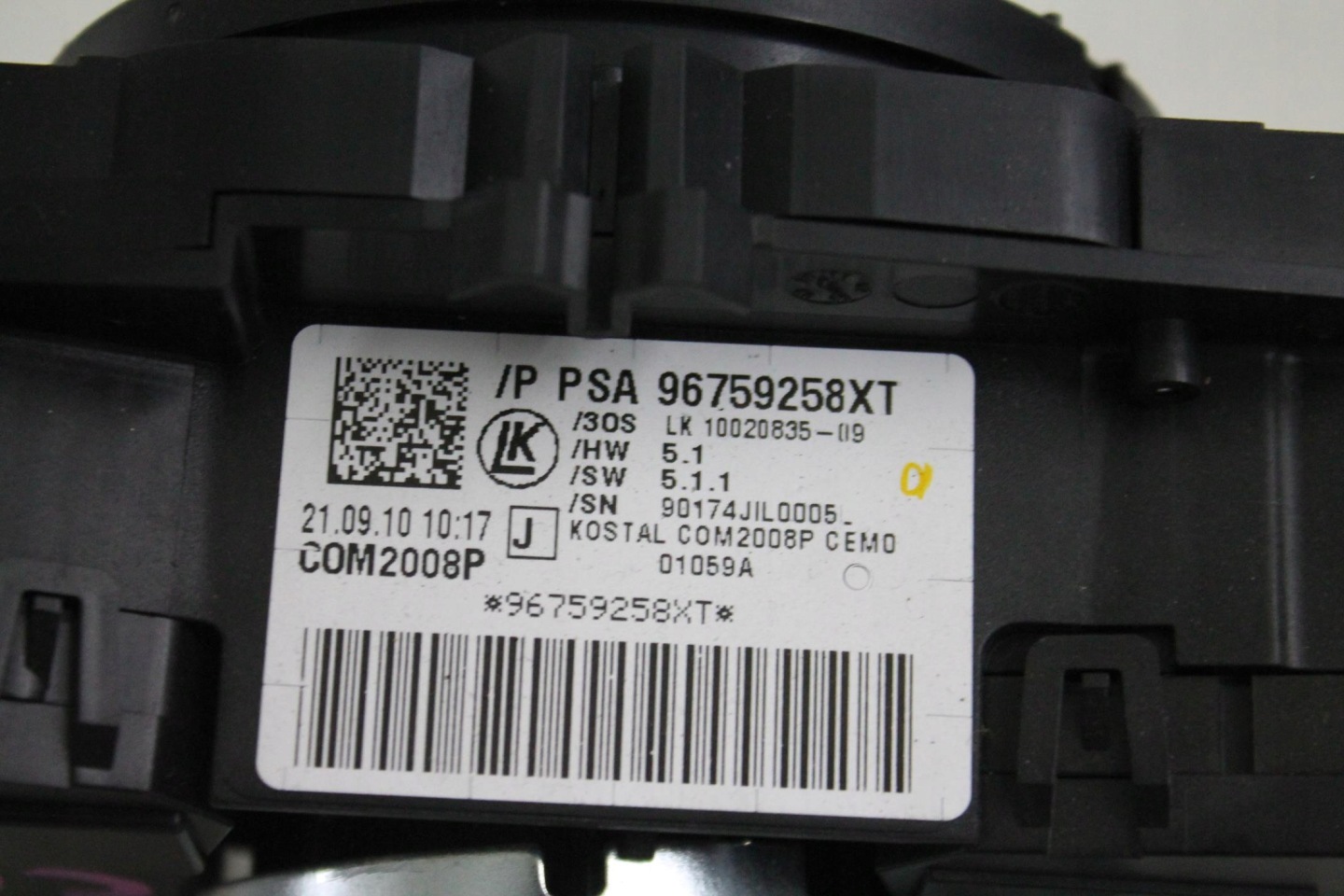 DEVIO LUCI TERGICRISTALLO TERGI 96759258XT CITROEN C4 II 10