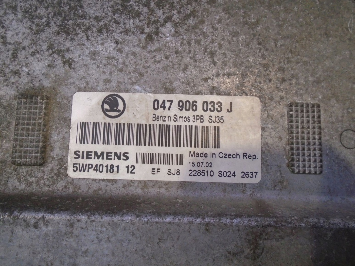 Centralina Motore SKODA FABIA e 1.4 MPI 047906033J