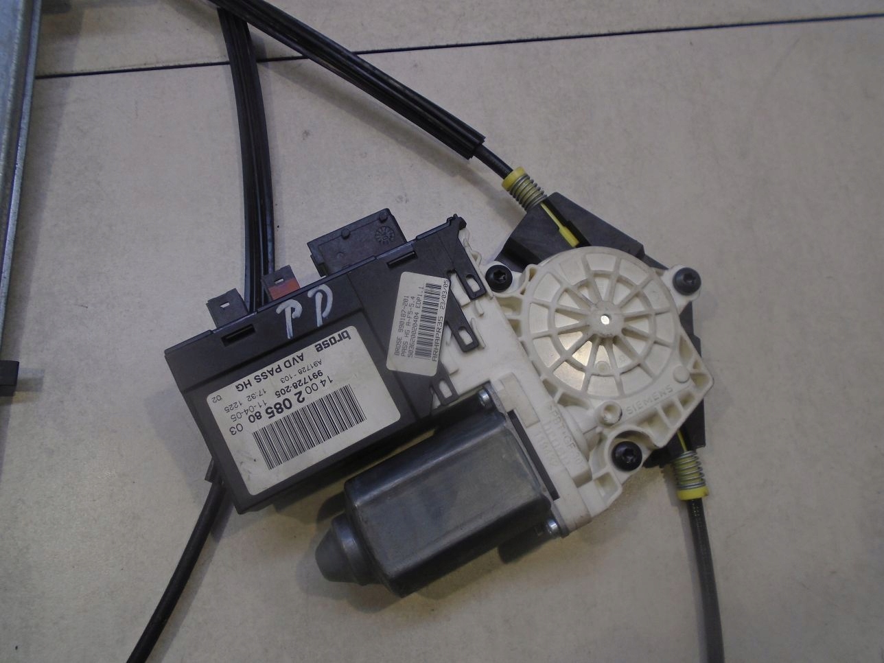window regulator right front CITROEN C8 2.2 HDI