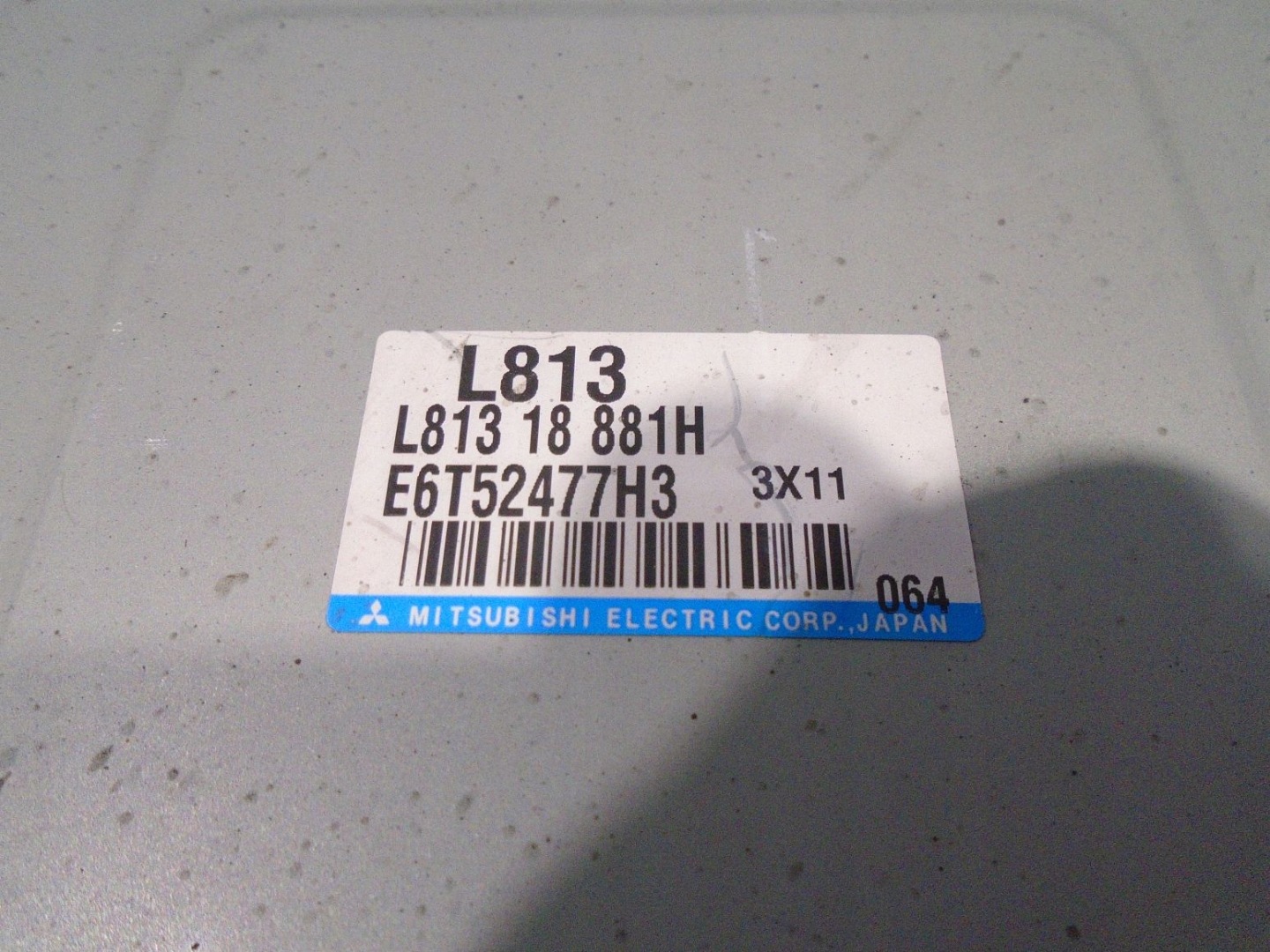 computer control unit of the engine MAZDA 6 1.8B L81318881H