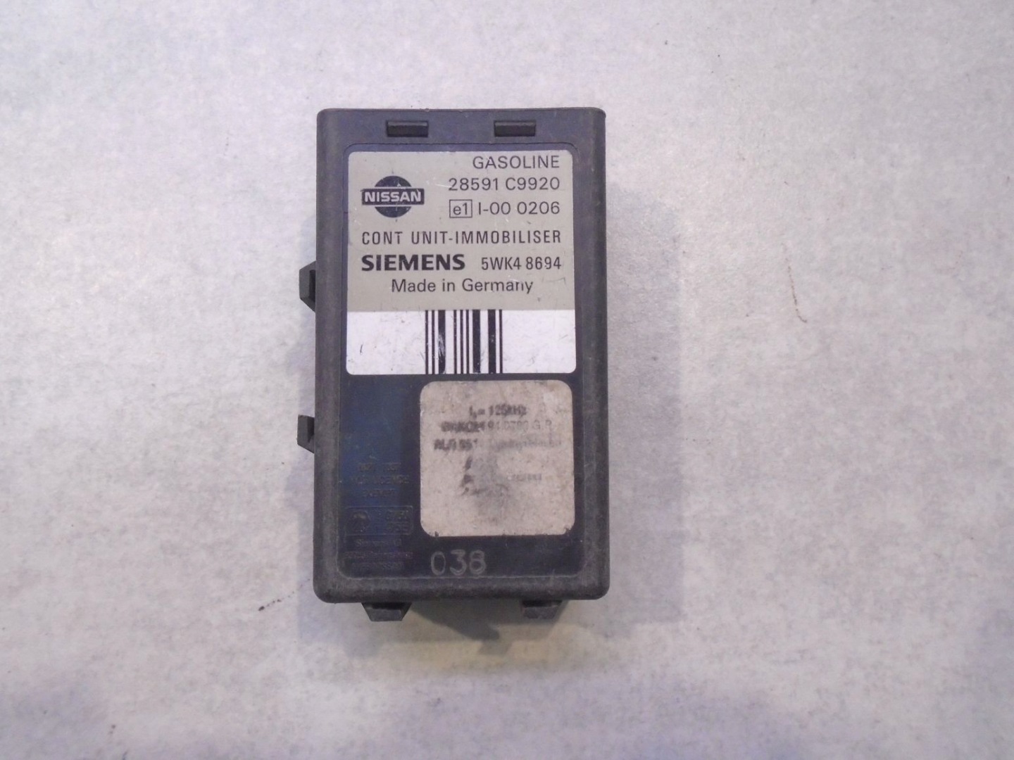 modulo IMMOBILIZERA NISSAN ALMERA e N15 28591C9920
