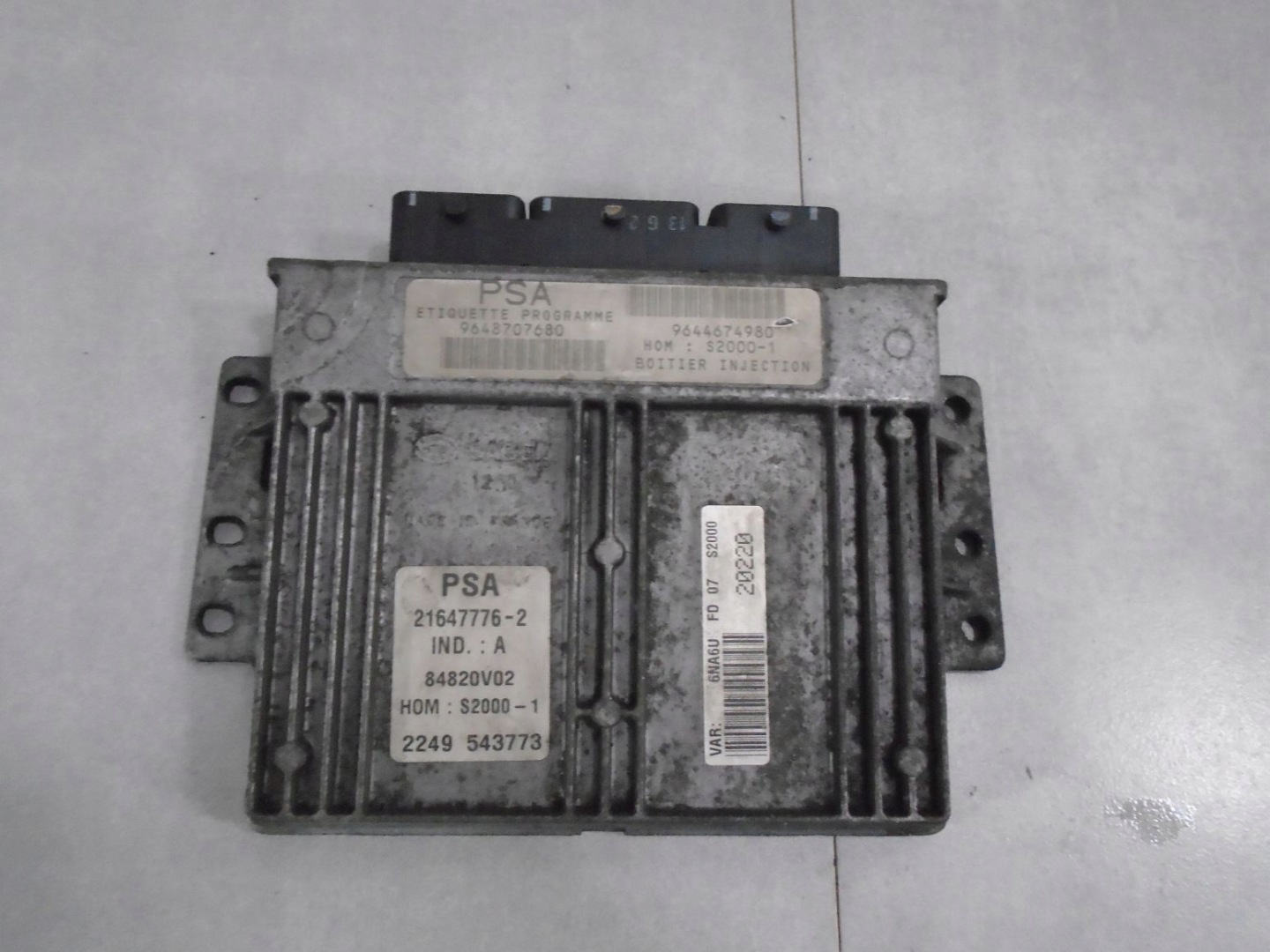 control unit of the engine XSARA PICASSO 1.8 B 9644674980