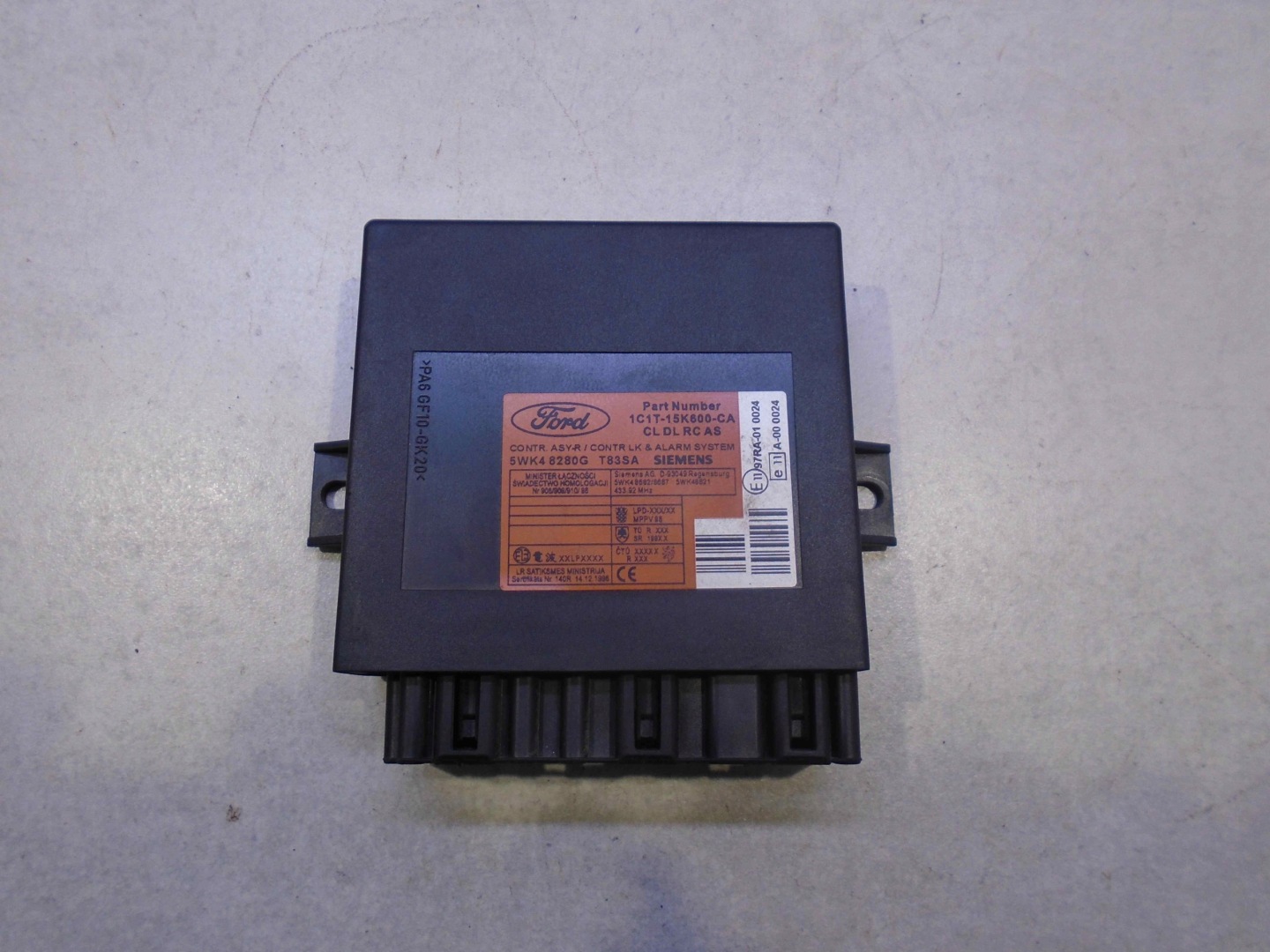 comfort control unit TRANSIT V 2.0 TDDI 1C1T15K600CA