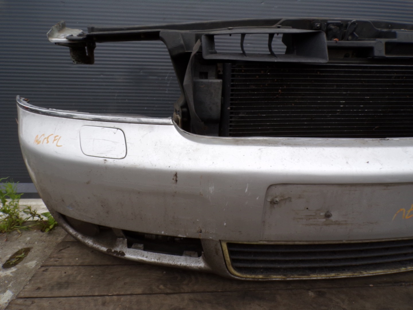 support panel for radiators CZOLOWKA pillar iron bumper AUDI A6 C5 LIFT colour LA7W