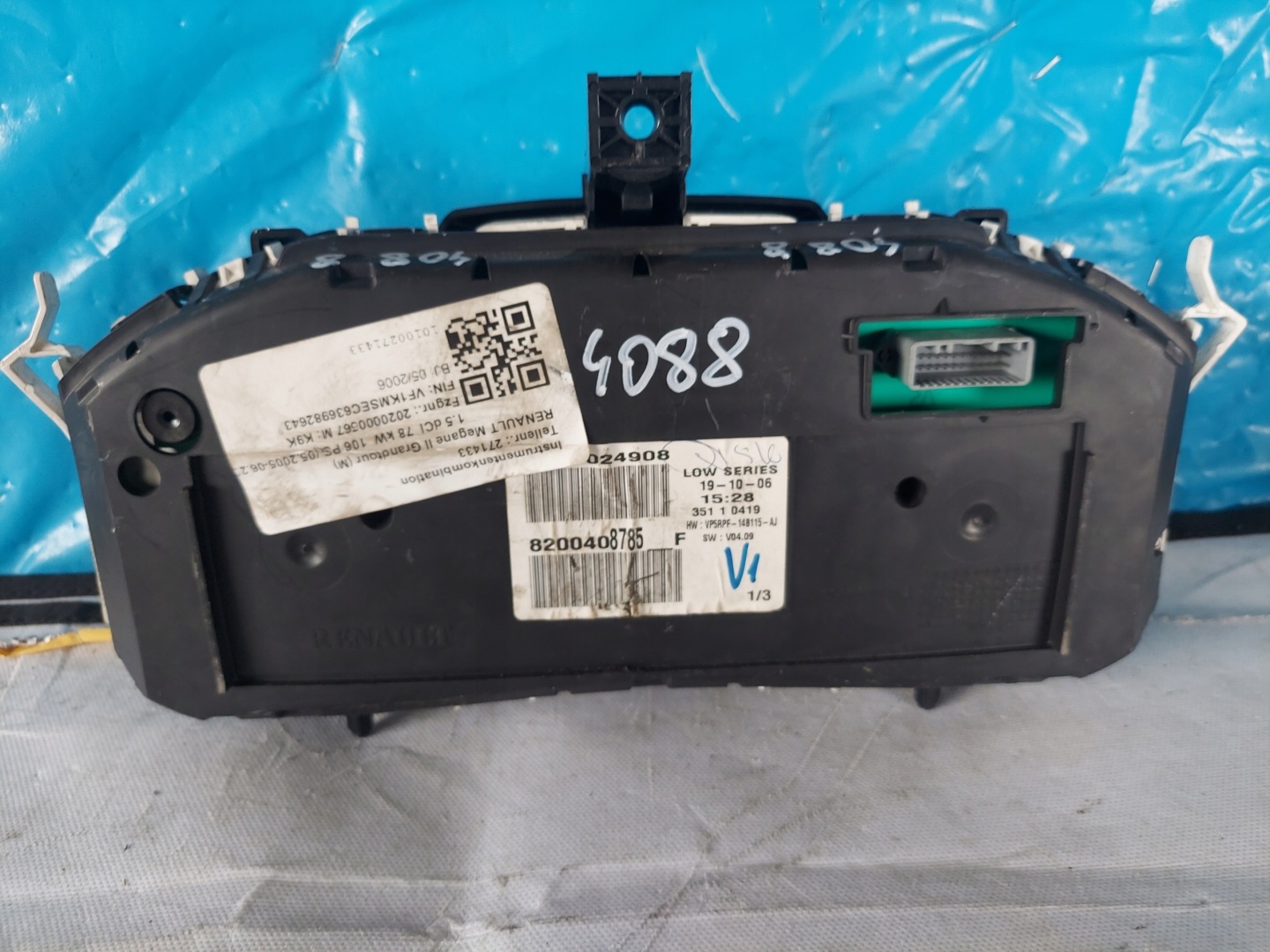dials clock MEGANE II 1.5 DCI 8200408785