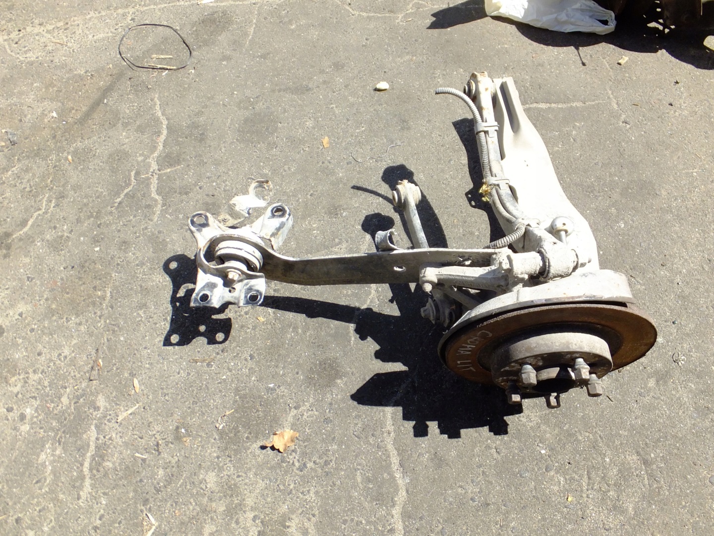 swing arm left rear part fiat croma II 2009r
