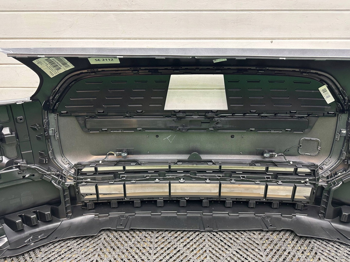 front bumper Mini Countryman U25 complete colour C67 MELTLNG SILVER