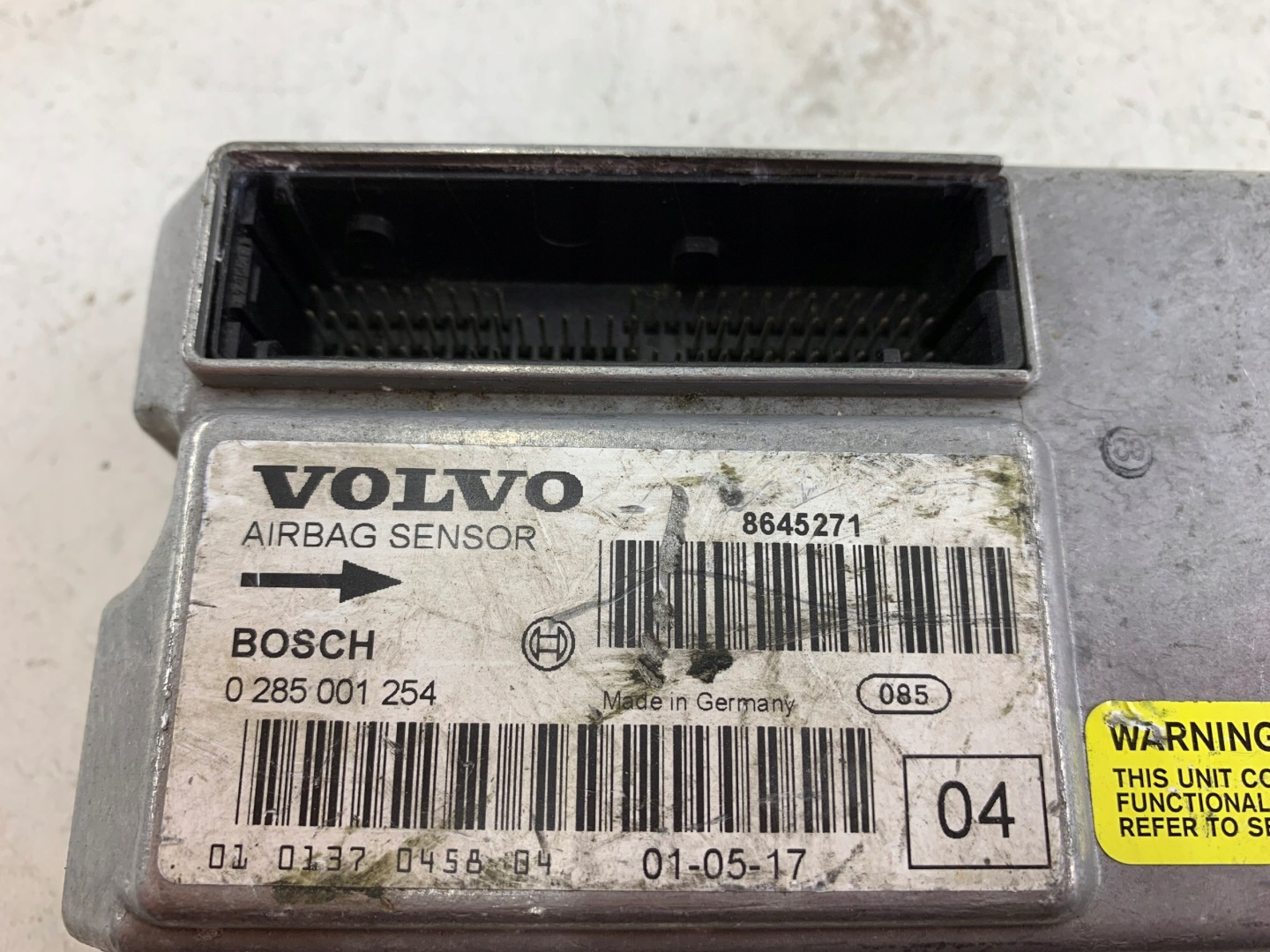 VOLVO V70 S60 SENSOR airbag module 8645271