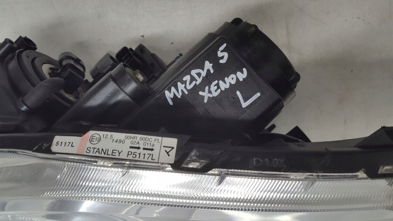 light front front left xenon Mazda 5 V 2,0 CITD