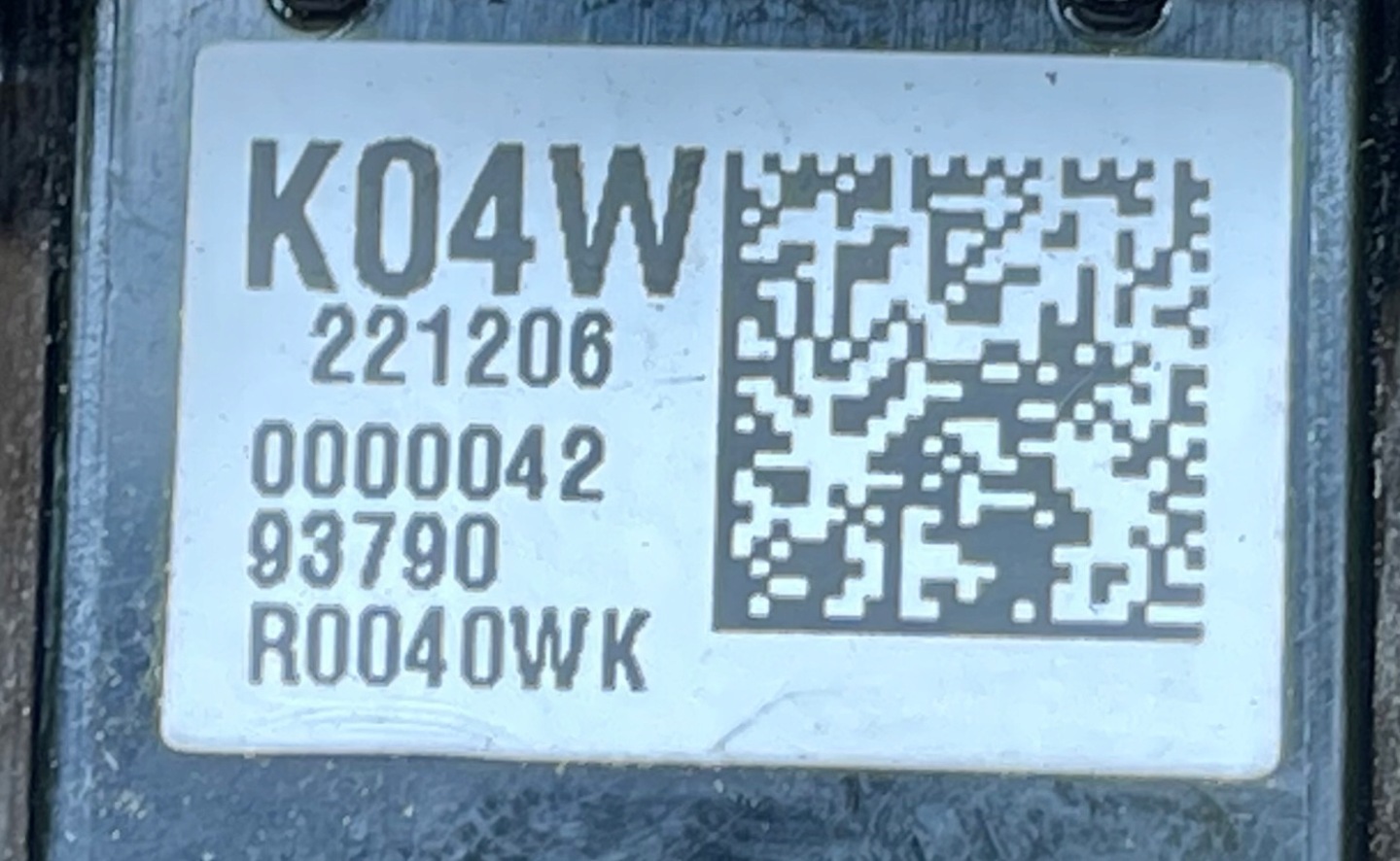 KIA CARNIVAL IV 2020 - control panel of warning lights START STOP 93790-R0040
