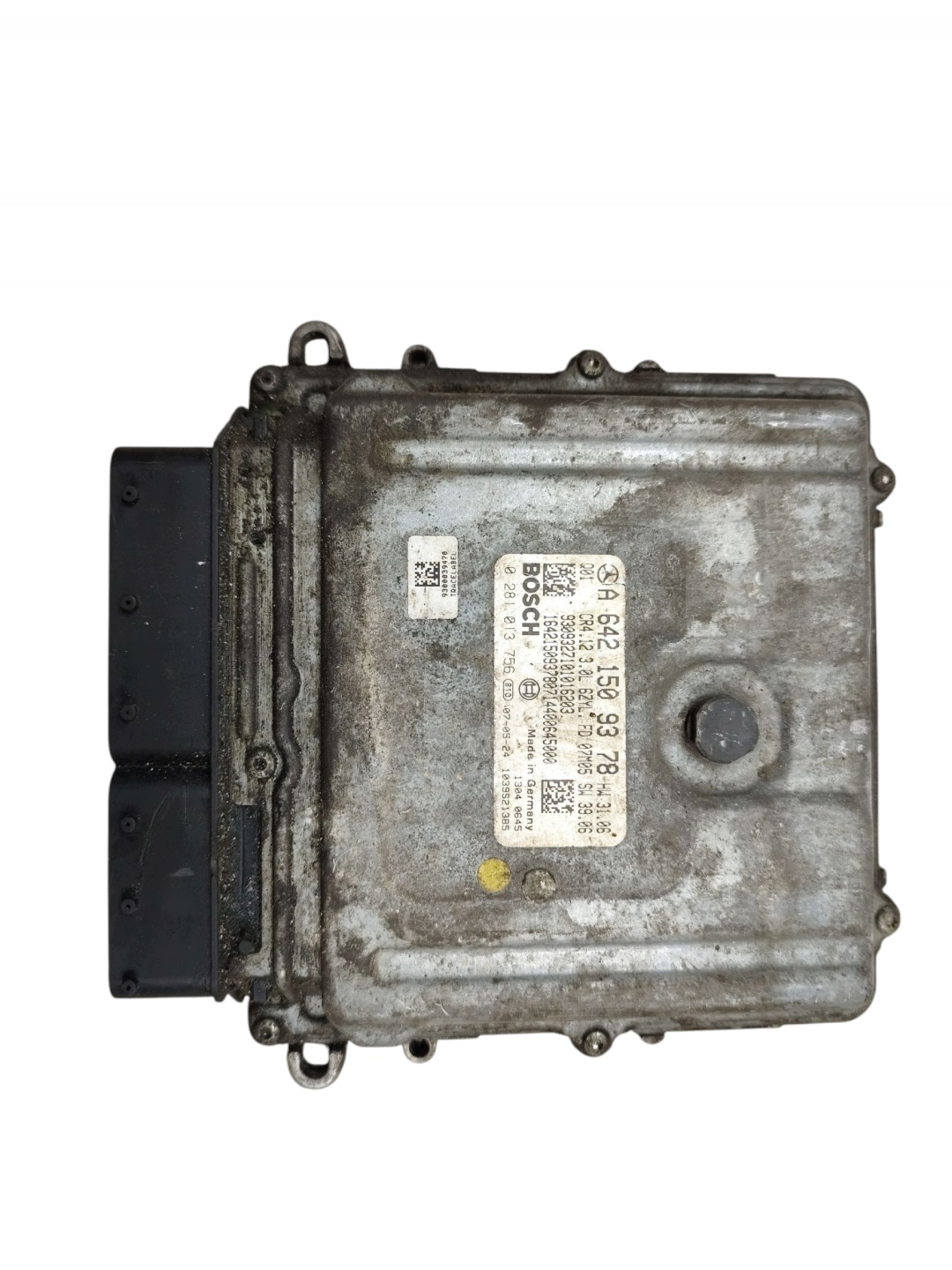 computer control unit of the engine MERCEDES ML W164 3.0 CDI A6421509378 0281013756