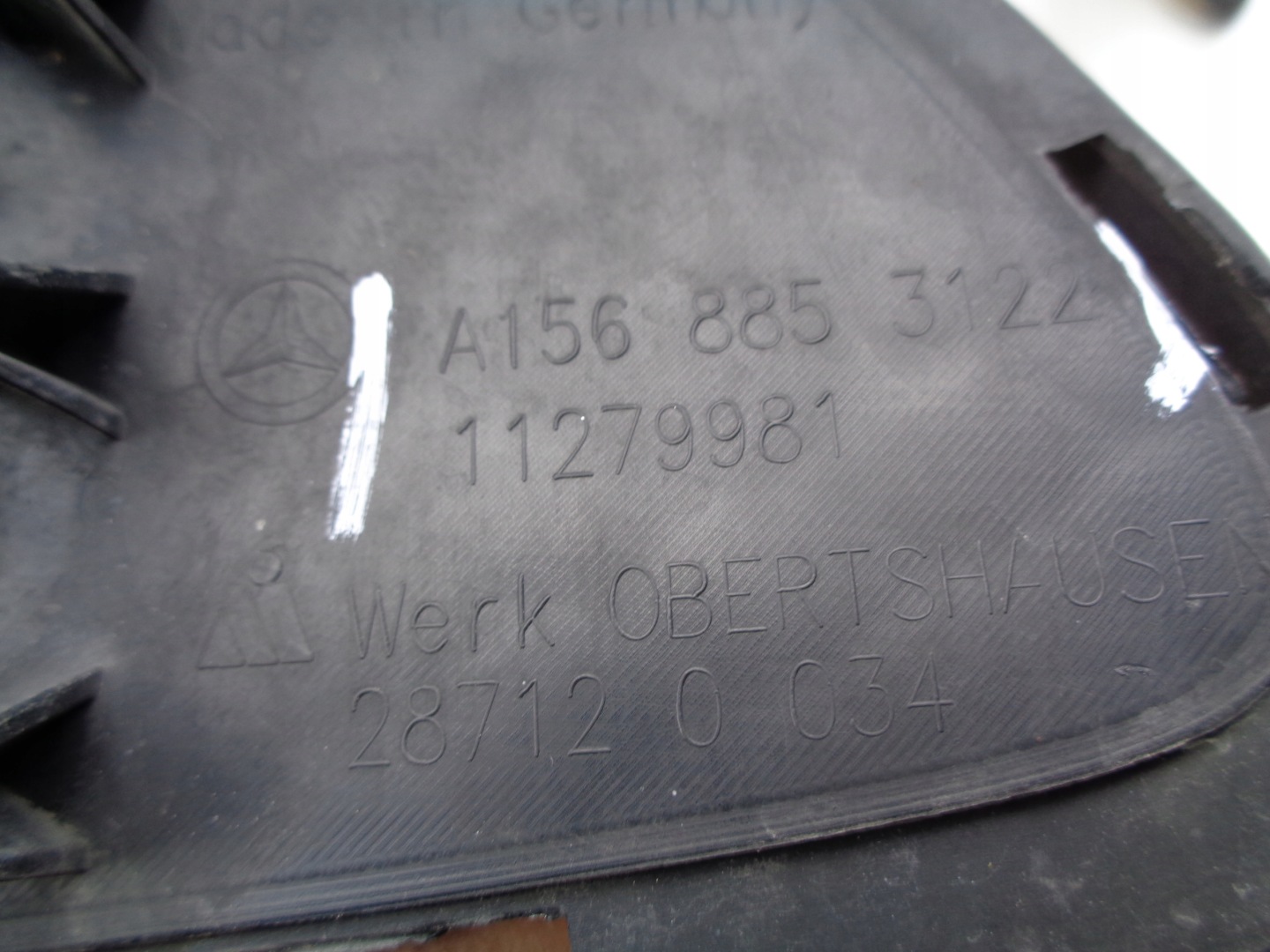 grid of a bumper MERCEDES GLA W156 13-16