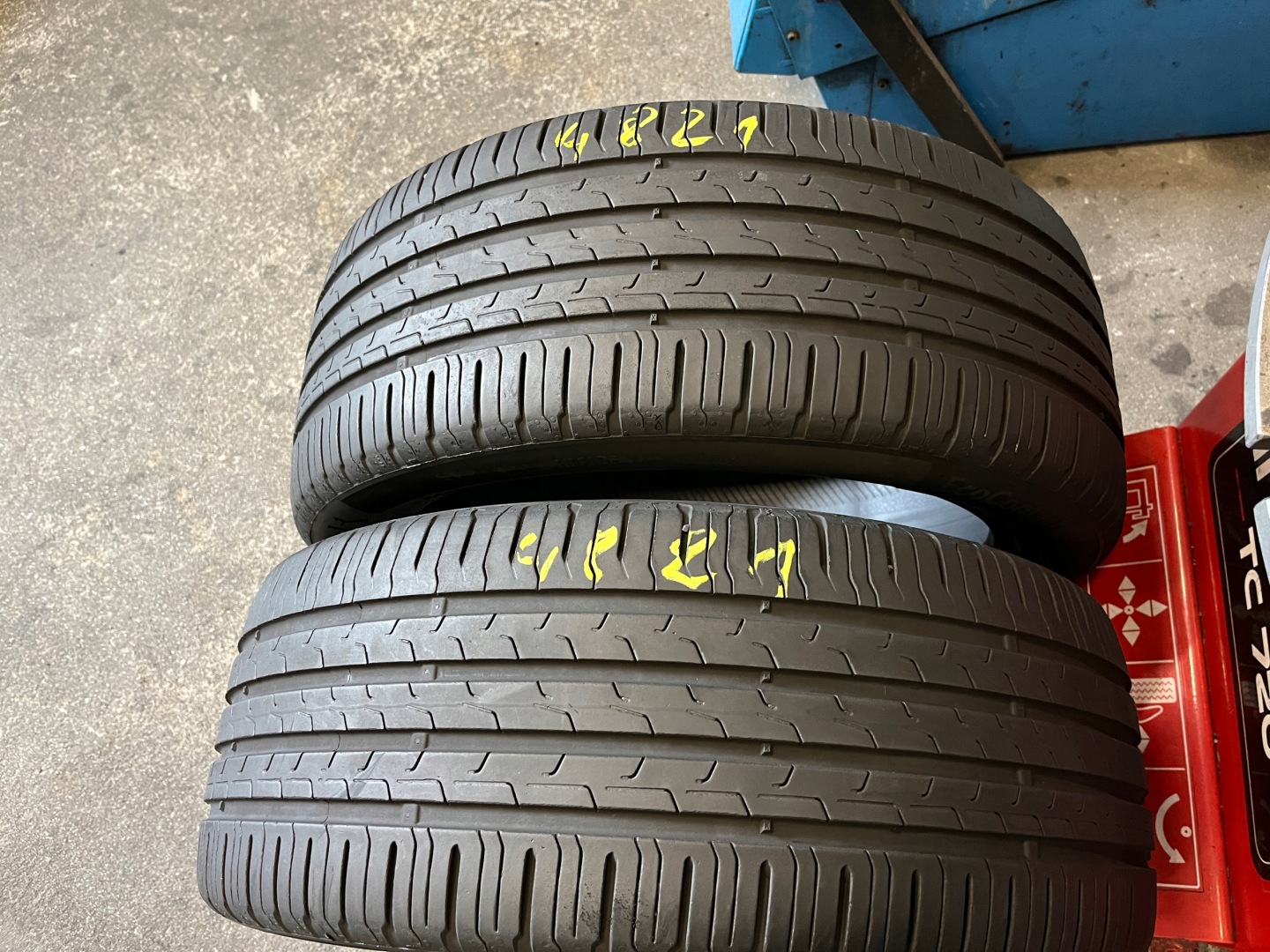 2 tyres summer 225/45R18 95Y Continental EcoContact 6 6mm