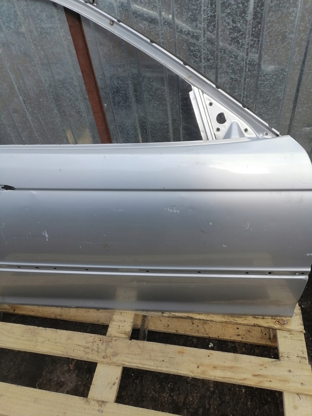 door right front right front BMW E46 silver