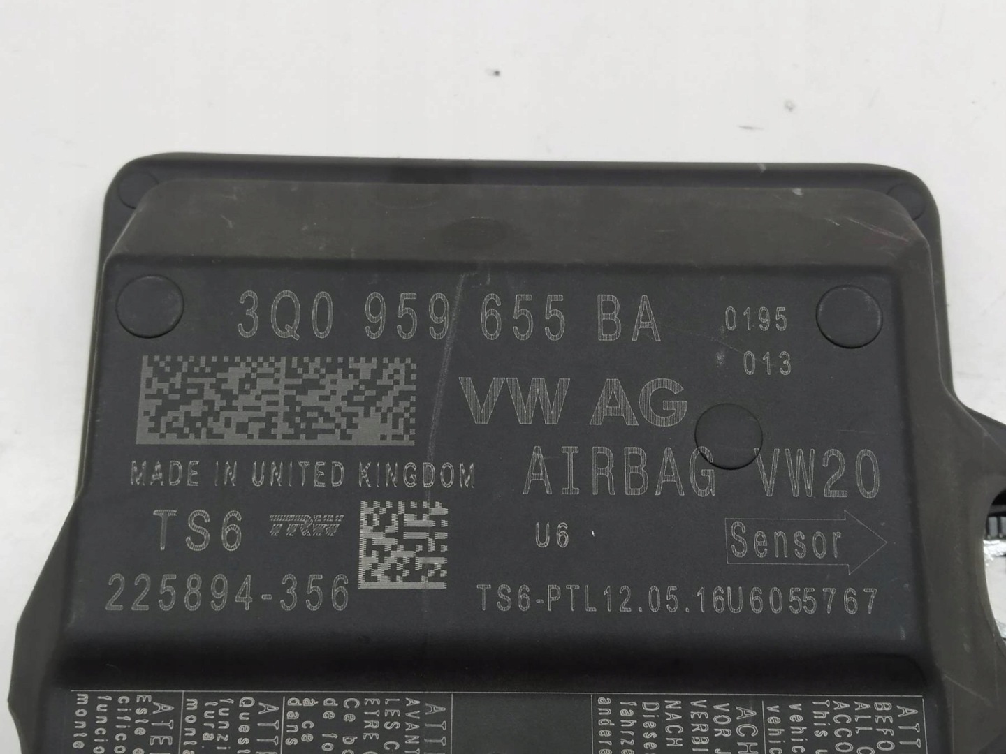 SENSOR airbag 3Q0959655BA VW Volkswagen Passat VIII (2014- ) B8