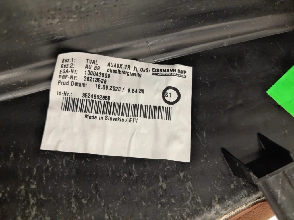 AUDI A4 B9 LIFT handle BOCZKA door upholstery right front 8W0867174A
