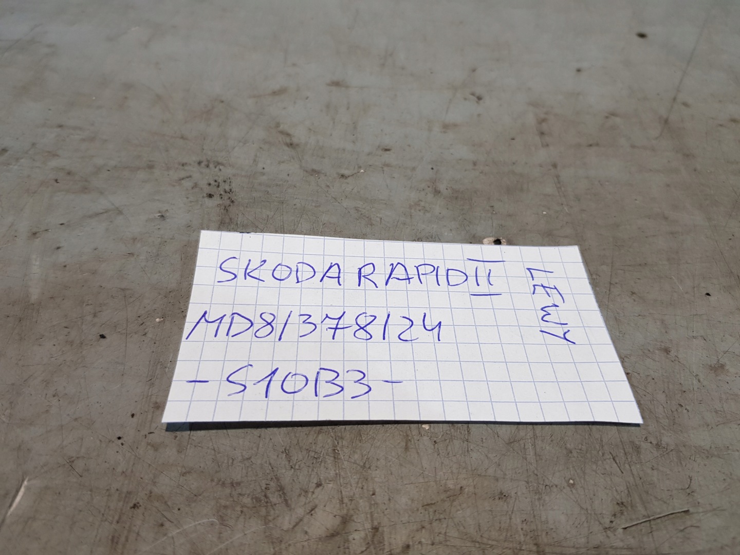visor visor left SKODA RAPID II