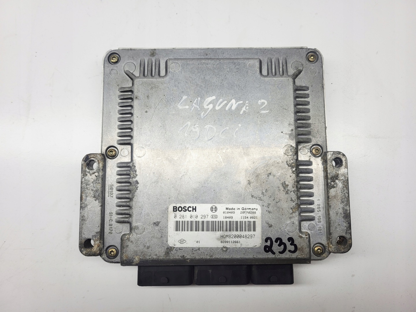computer control unit of the engine Renault LAGUNA II 1.9 DCI 0281010297 8200112661