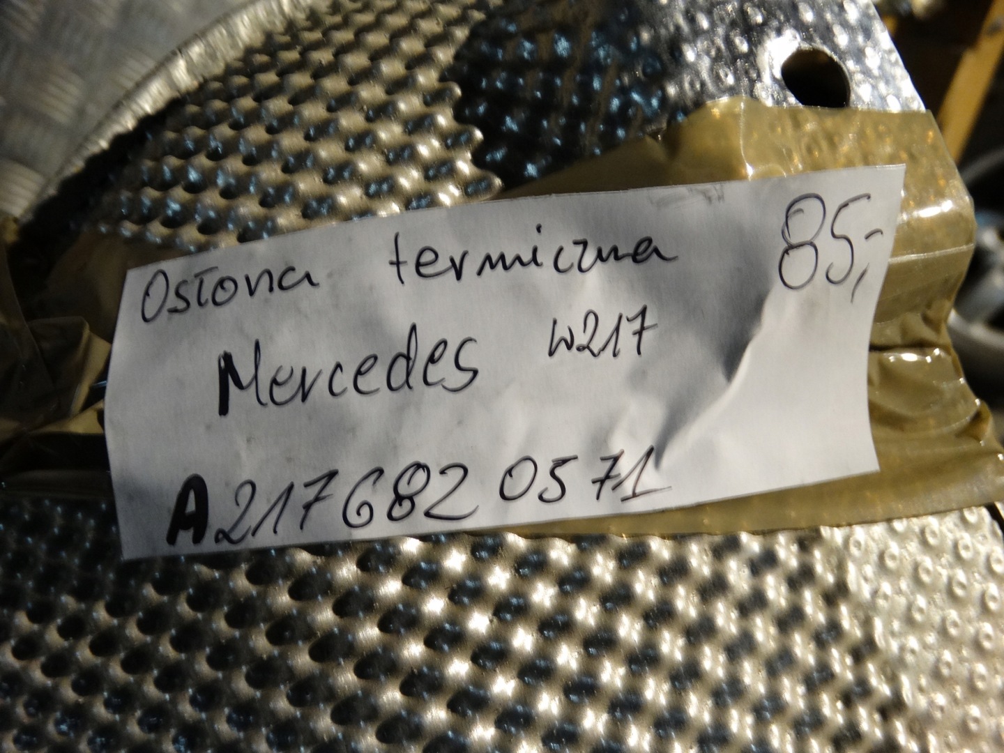 IDEALNA BLENDE ABDECKUNG TERMICZNA MERCEDES W217 1