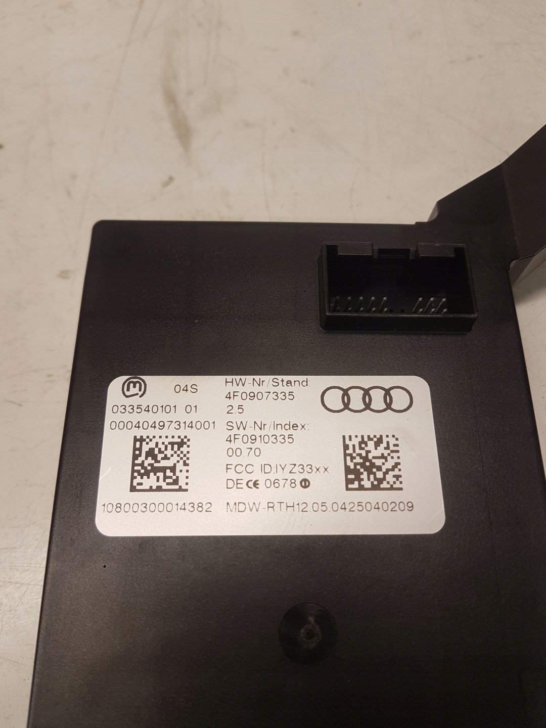 modul Bedienteil KESSY AUDI A6 C6 4F0907335