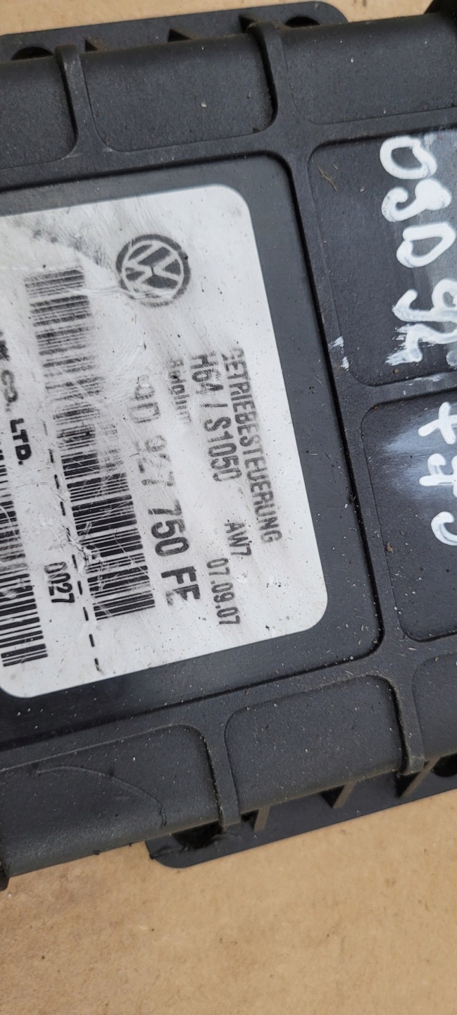 Q7 4L module control unit gearboxes 09D927750FE