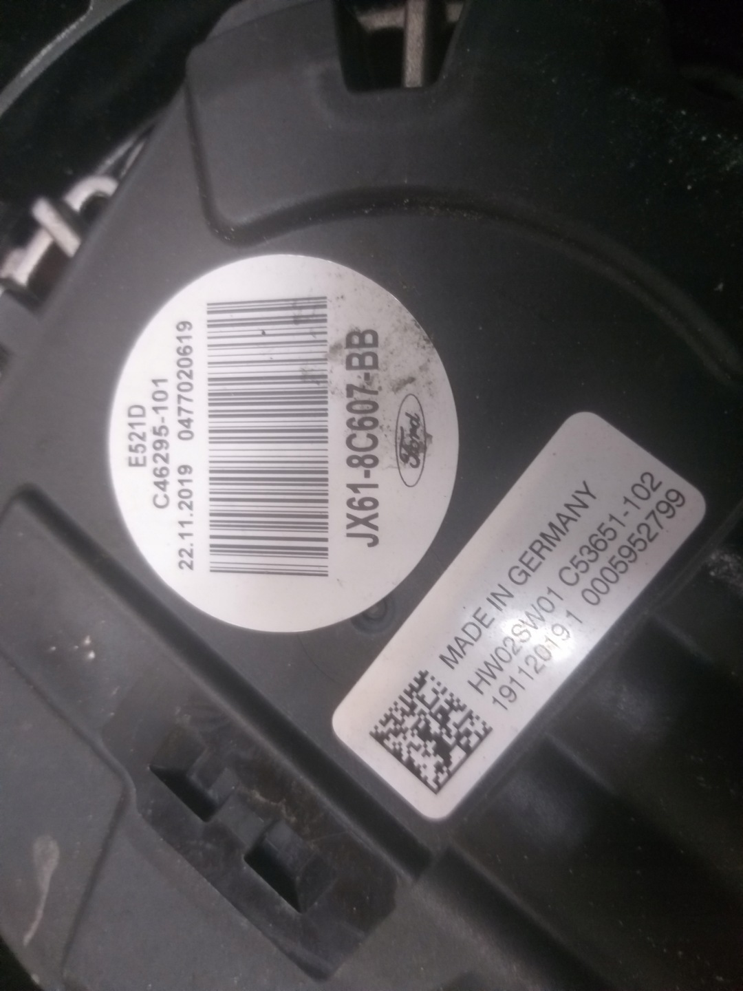 radiator 005-BD damaged