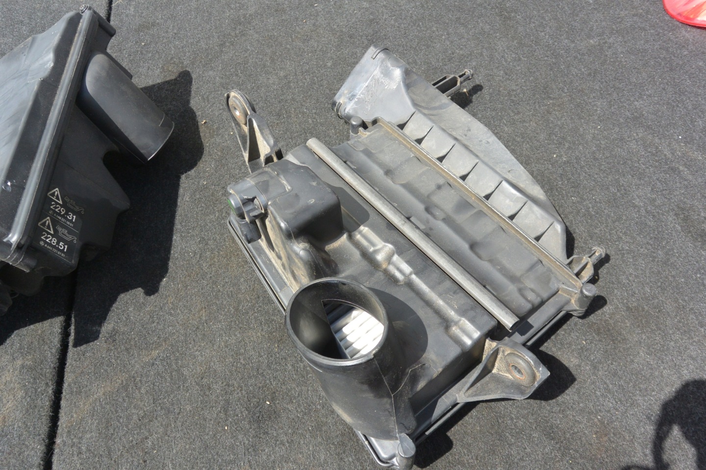 GEHÄUSE FILTER LUFT KPL 3.0 V6 OM642 MERCEDES W211 W219