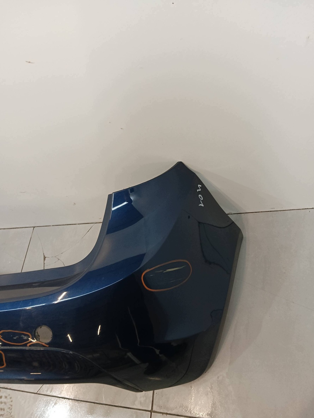 Stoßstange heck blauer CIEMNY GRANAT Opel Meriva II (2010- ) B