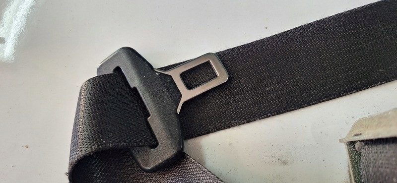 seat belt adjuster left front OPEL CORSA D 607707700D