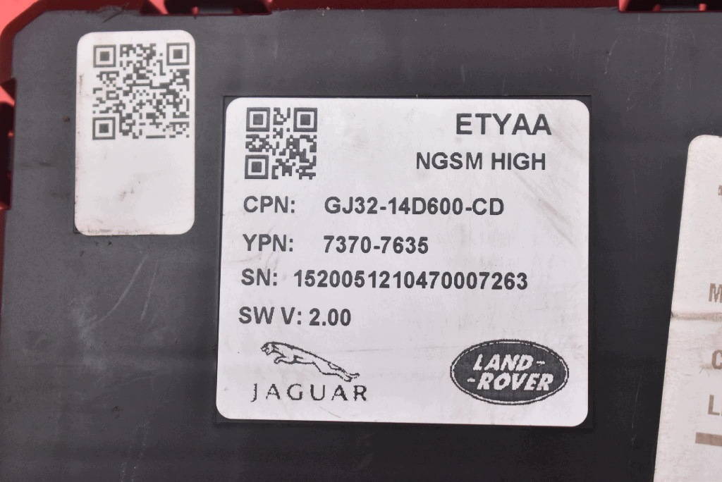 module control seat right front GJ32-14D600-CD RANGE ROVER 4 IV L405 12