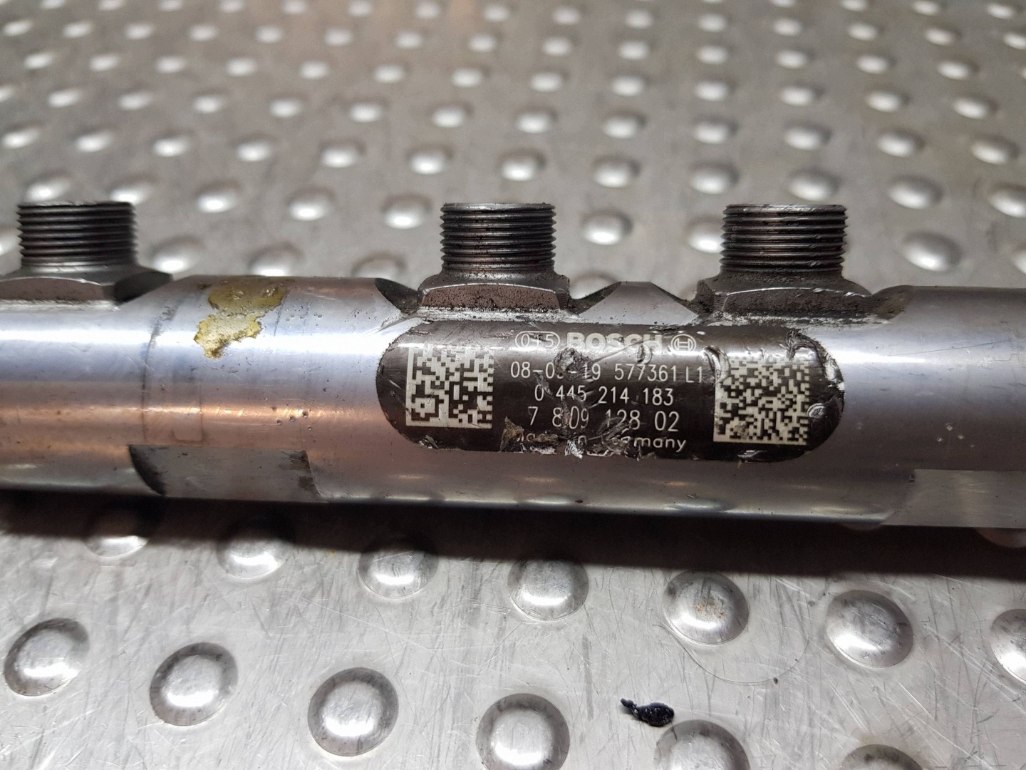 Rampe injection Capteurs 7809128 BMW E87 E91 E90 E91 F20 F30 F31 2.0D N47