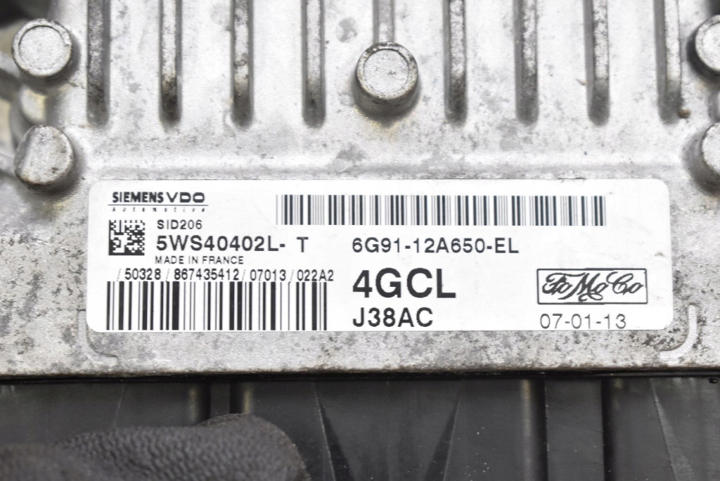 control unit computer of the engine 6G91-12A650-EL FORD S-MAX MK1 2.0 TDCI 140 KM