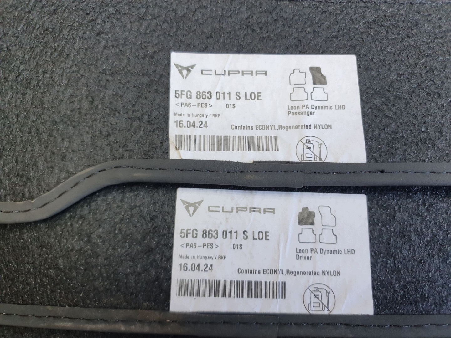 Cupra Leon IV KOMBI mats samochodowe 5FG863011S