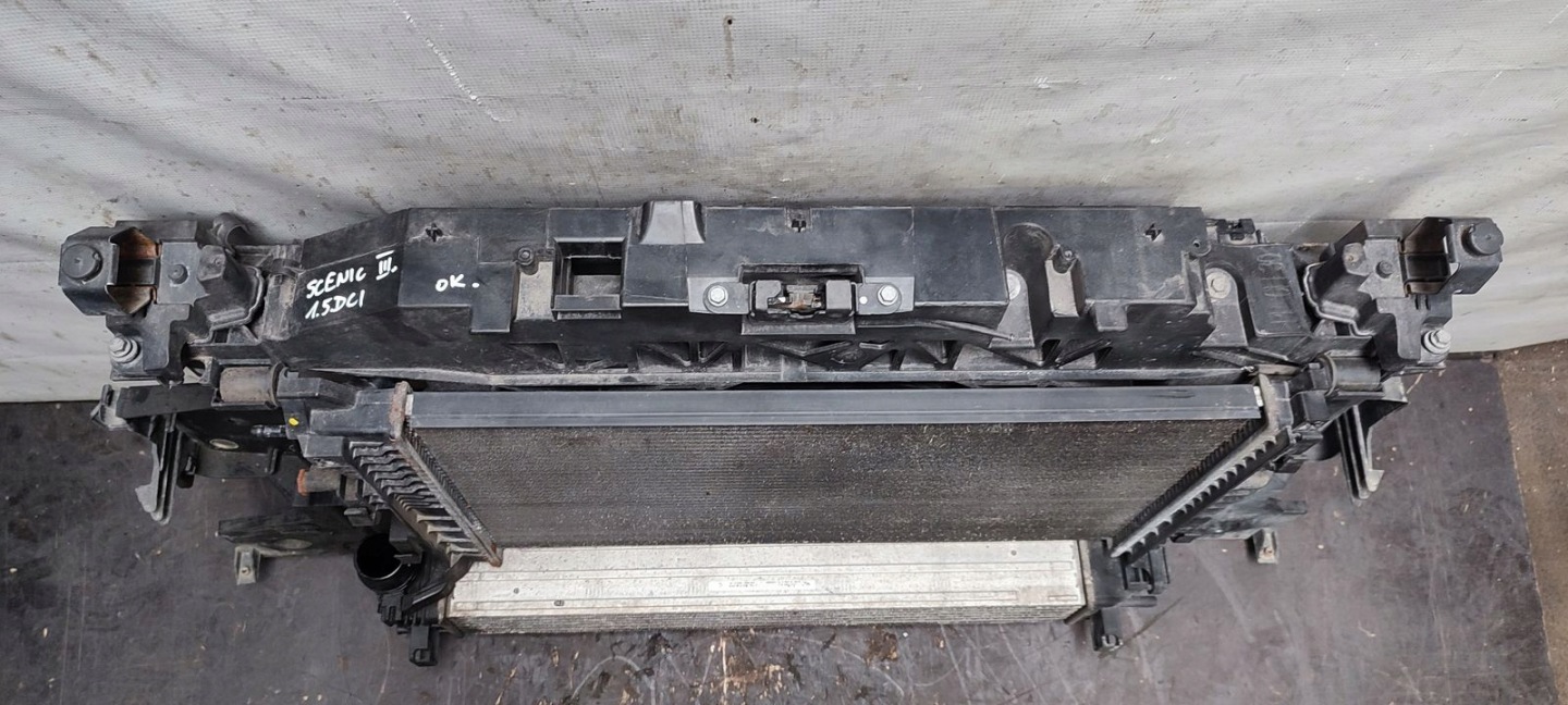 support panel for radiators radiator Renault Grand Scenic III 1,5 DCI