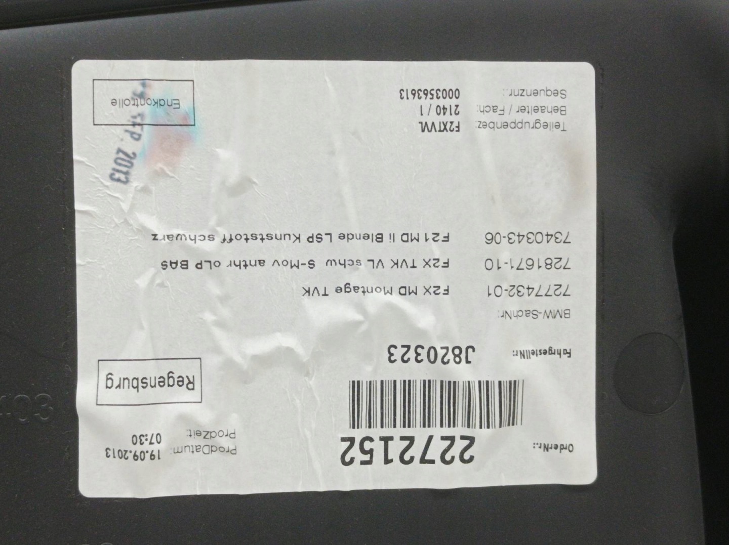 upholstery side left front driver´s 3D Bmw Seria 1 II F20/21