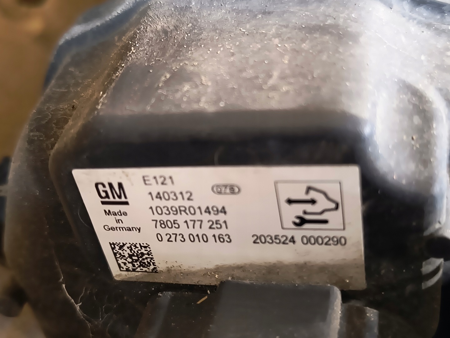 OPEL ASTRA J IV drag rod servo steering electrical control MAGIEL