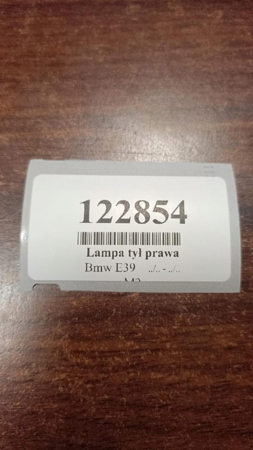 BMW E39 KOMBI light right rear part 2496322