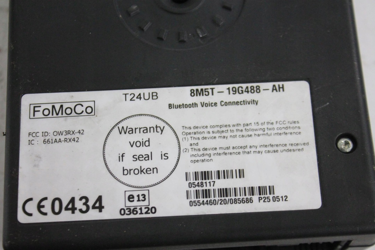 MODULO BLUETOOTH 8M5T-19G488-AH FORD